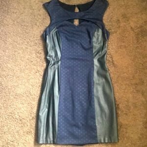 Dark blue dress